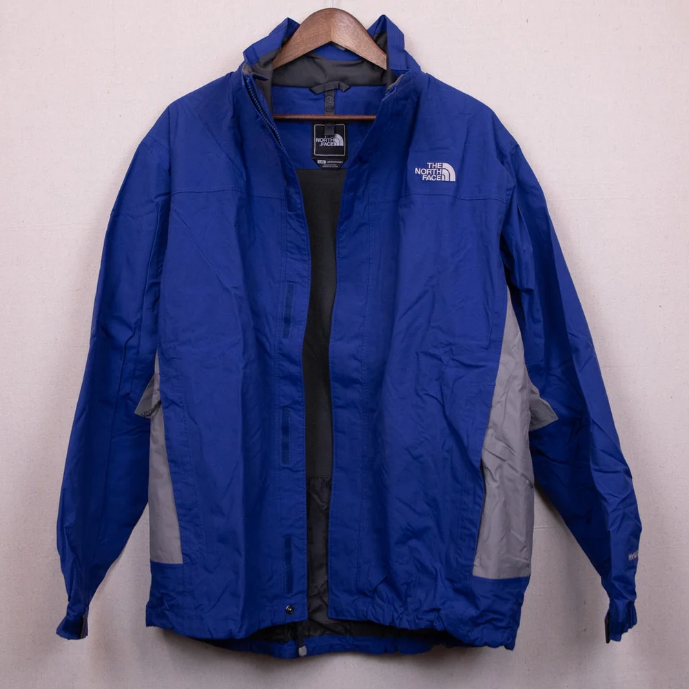 The North Face Performance blue zip up shell jacket-L